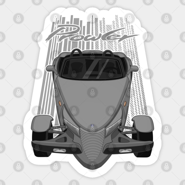 Plymouth Prowler - Silver Sticker by V8social